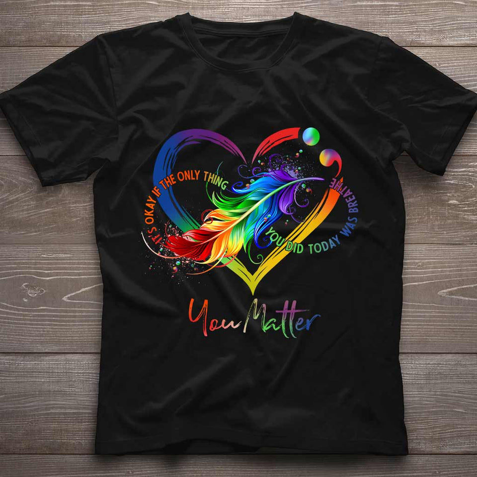 Your Life Matters - Personalized Suicide Prevention T-shirt And Hoodie
