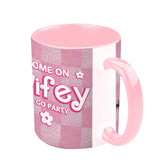 Come On Hubby Wifey Baby - gift for girlfriend, husband, wife, boyfriend - Personalized Accent Mug