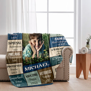 God Say I Am - Personalized Christian Blanket