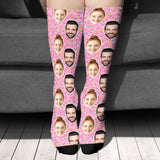 Custom Face Sweet Candy - Personalized Couple Socks