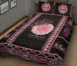 Fight Like A Girl Breast Cancer Awareness  Quilt Set 0622