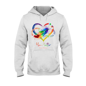 Your Life Matters - Personalized Suicide Prevention T-shirt And Hoodie