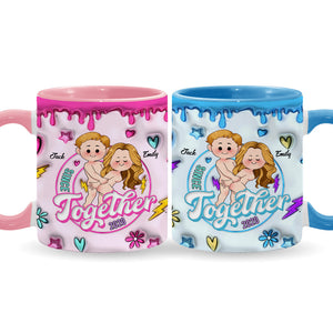 Together Since - Personalized Couple Accent Mug