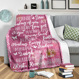 Breast Cancer Warrior Breast Cancer Awareness Blanket 0622