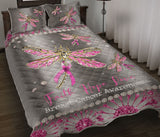 Faith Hope Love Breast Cancer Awareness  Quilt Set 0622