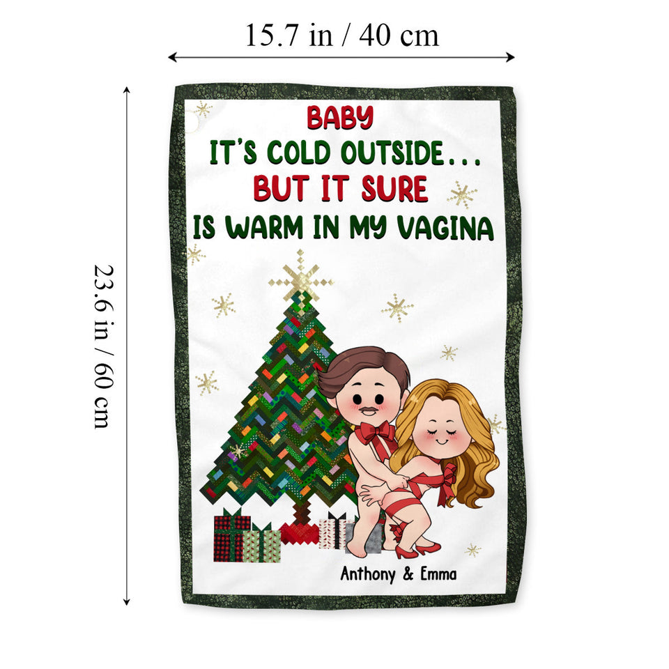 Warm In Here - Personalized Couple Towel