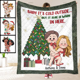 Warm In Here - Personalized Couple Quilt