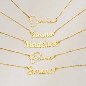 Custom Name - Personalized Couple Name Necklace