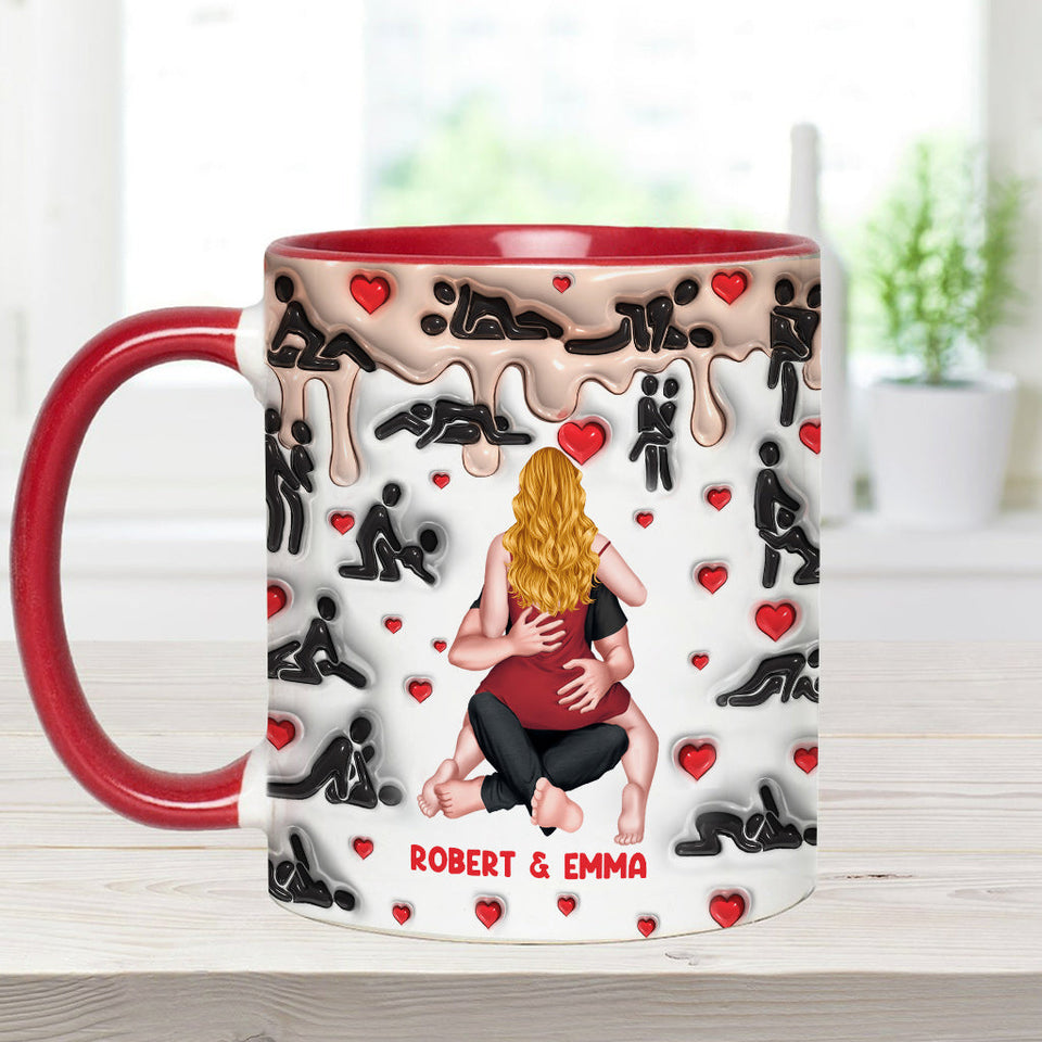 My Favorite Thing To Do Is You - Personalized Couple Accent Mug