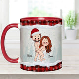 Of All Weird Things - Personalized Couple Accent Mug