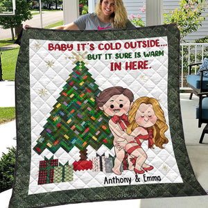 Warm In Here - Personalized Couple Quilt