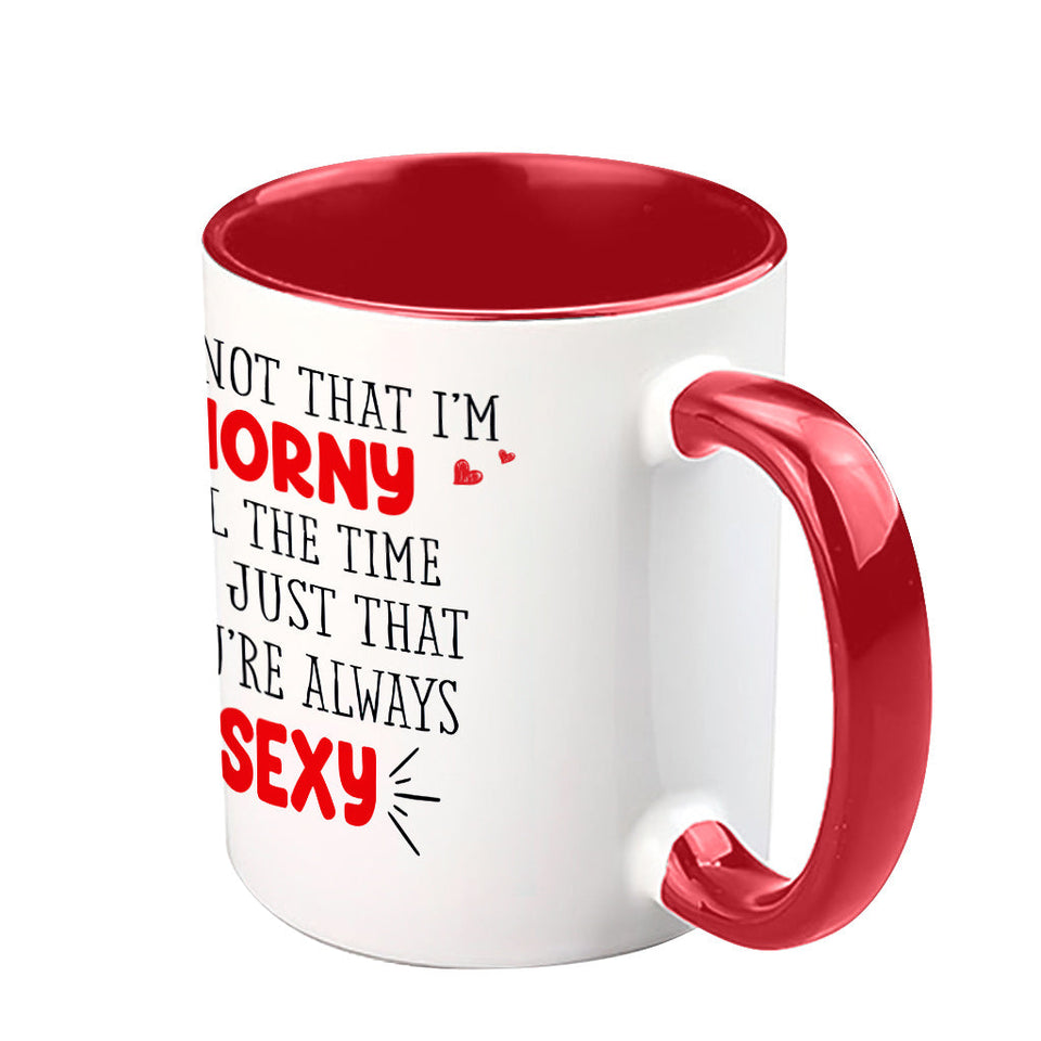 I Love You - Personalized Couple Accent Mug