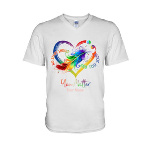 Your Life Matters - Personalized Suicide Prevention T-shirt And Hoodie