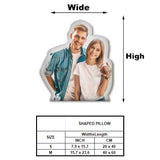 Custom Photo Humanoid - Personalized Couple Shaped Pillow