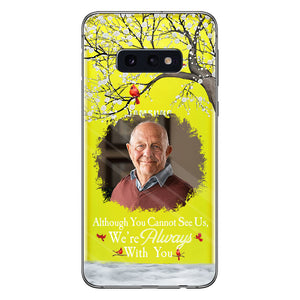 I'm Always With You - Personalized Memorial Clear Phone Case