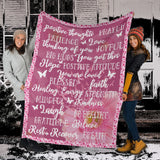 Breast Cancer Warrior Breast Cancer Awareness Blanket 0622