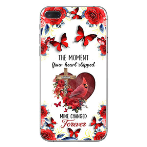The Moment Your Heart Stopped - Personalized Memorial Phone Case