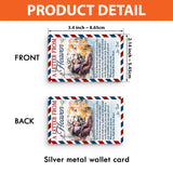 A Letter Form Heaven - Memorial gift for loss of - Personalized Wallet Insert Card