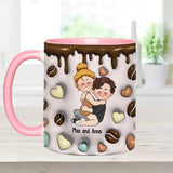 I Like You How I Like My Coffee - Personalized Couple Accent Mug