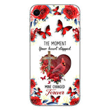 The Moment Your Heart Stopped - Personalized Memorial Phone Case