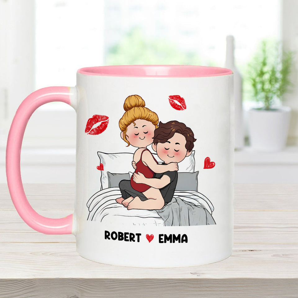 I Love You - Personalized Couple Accent Mug