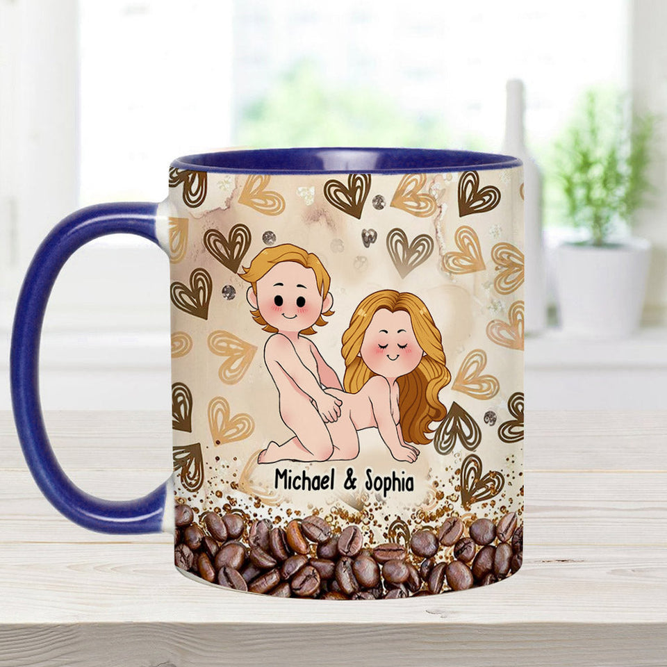 I Like You - Personalized Couple Accent Mug