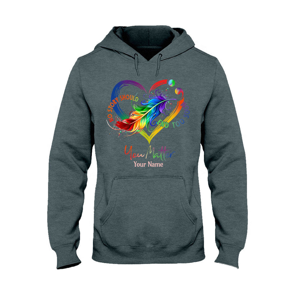 Your Life Matters - Personalized Suicide Prevention T-shirt And Hoodie