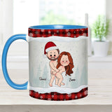 Of All Weird Things - Personalized Couple Accent Mug