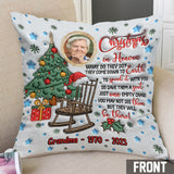 Christmas In Heaven - Memorial gift for loss of - Personalized Throw Pillow