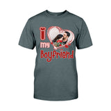 I Love My Boyfriend/Girlfriend/Husband/Wife - Personalized Couple T-shirt And Hoodie