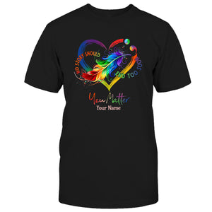 Your Life Matters - Personalized Suicide Prevention T-shirt And Hoodie