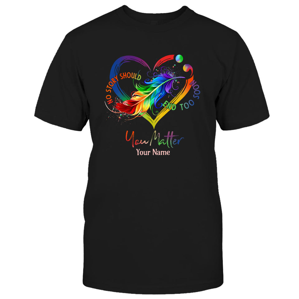 Your Life Matters - Personalized Suicide Prevention T-shirt And Hoodie