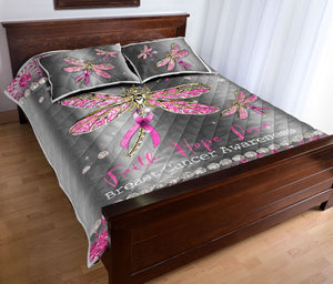 Faith Hope Love Breast Cancer Awareness  Quilt Set 0622