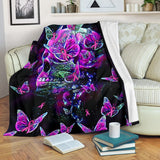 Skull Breast Cancer Awareness Breast Cancer Awareness Blanket 0622