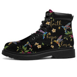 Faith Hope Love Autism Awareness All Season Boots 0622