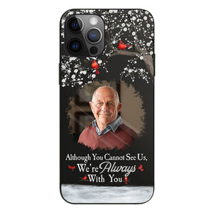 I'm Always With You - Personalized Memorial Clear Phone Case