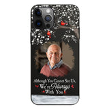 I'm Always With You - Personalized Memorial Clear Phone Case