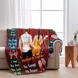 10 Reasons I Love You - Personalized Couple Blanket