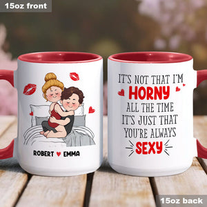 I Love You - Personalized Couple Accent Mug