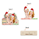 Christmas is Coming to Poundtown - Personalized Couple 1 Layered Big Freestanding