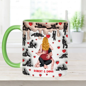 My Favorite Thing To Do Is You - Personalized Couple Accent Mug