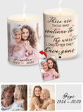 There Are Those Who Continue To Light Up The World - Memorial gift for loss of - Personalized Candle With Wooden Lid