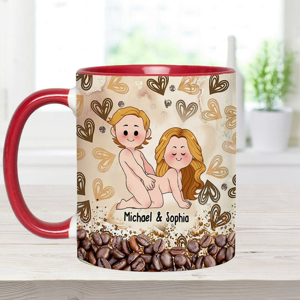 I Like You - Personalized Couple Accent Mug