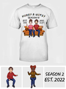 Hubby And Wifey - Personalized Couple T-shirt And Hoodie