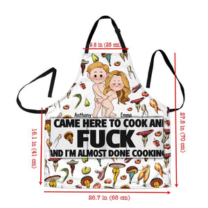 I Came Here To Cook - Personalized Couple Apron