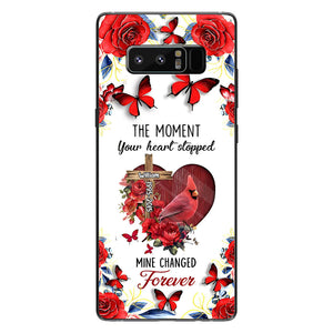 The Moment Your Heart Stopped - Personalized Memorial Phone Case