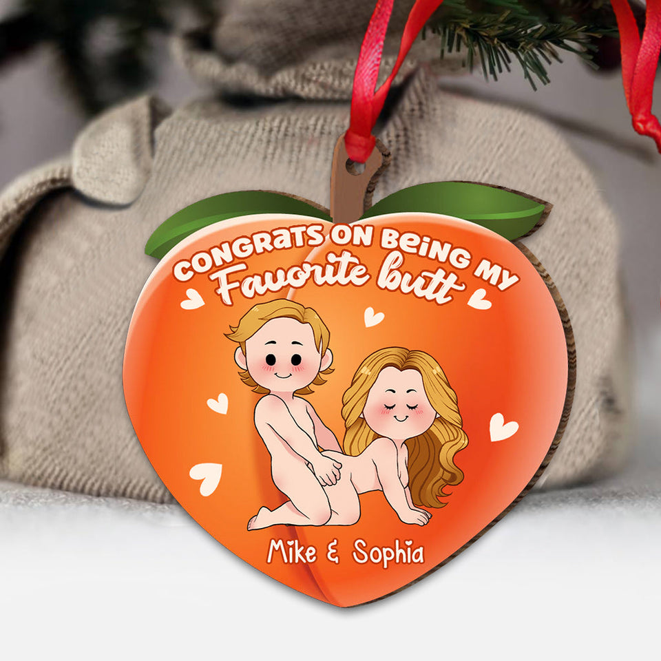 Congrats On Being My Favorite - gift for husband, wife, boyfriend, girlfriend - Personalized Ornament