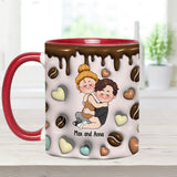 I Like You How I Like My Coffee - Personalized Couple Accent Mug