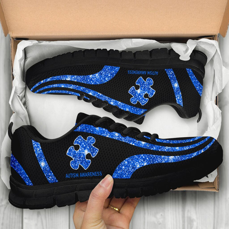 Sparkle Autism Awareness Sneakers 0622