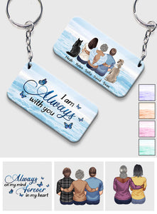I'm Always With You - Personalized Memorial Keychain